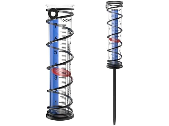 Rain Gauge Outdoor Dual-scale
