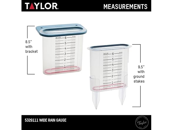 Taylor Break and Freeze Sprinkler Gauge