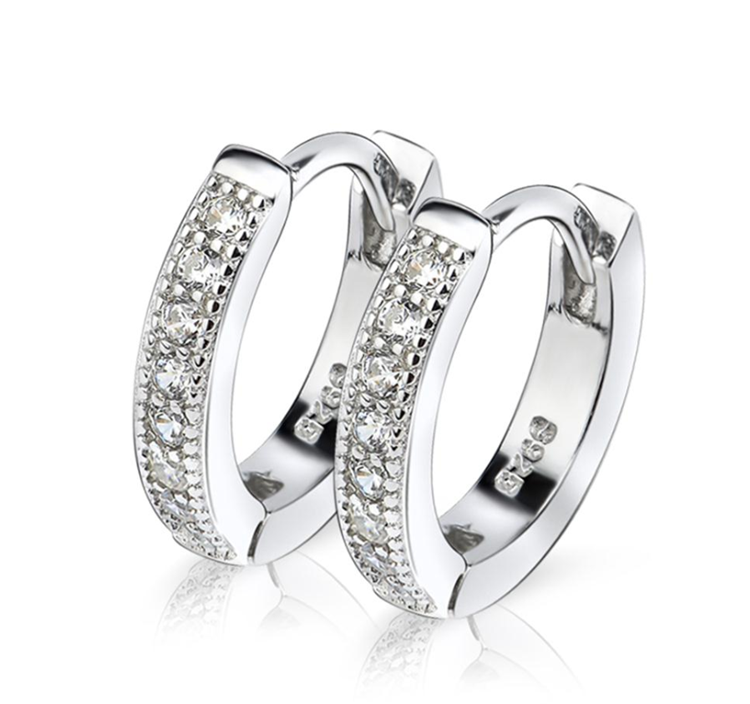 925 Sterling Silver Huggie - Gallery 2