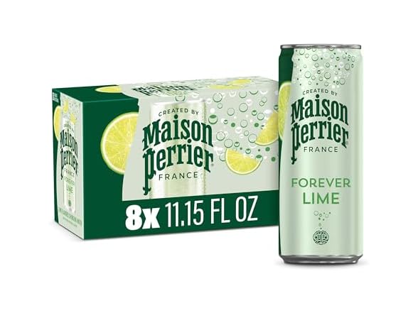 Perrier Lime Sparkling Water, 8pk