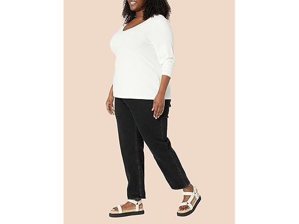 Amazon Essentials Women 2-Pack LS V-Neck