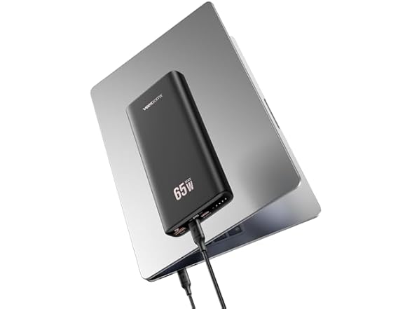 VEEKTOMX 20,000mAh 65W USB-C Laptop Powerbank