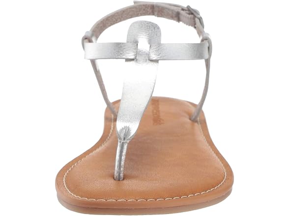 Amazon Essentials Women Casual Thong Leather Strap