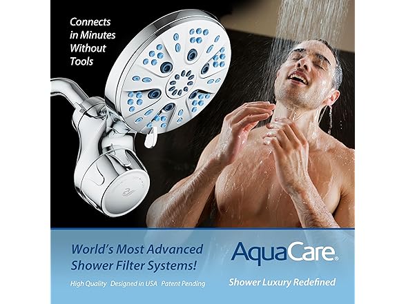 High Pressure Rain Shower Head w Filter