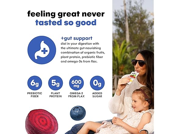 Noka Superfood Fruit Smoothie Pouches 6 Count