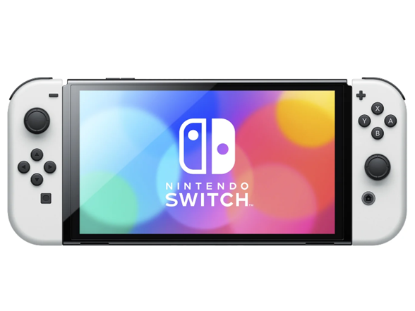 (NEW) Nintendo Switch OLED with White Joy-Con (International Model)