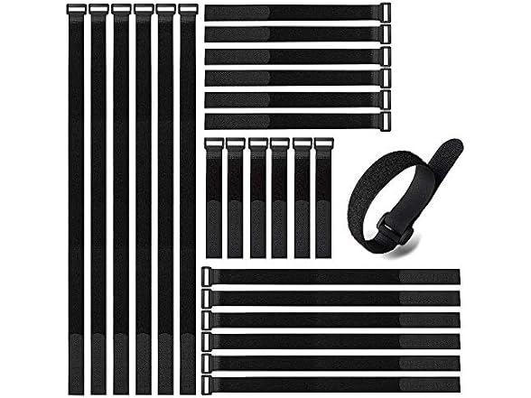 24 Pack (8" 12" 20" 28") Hook and Loop