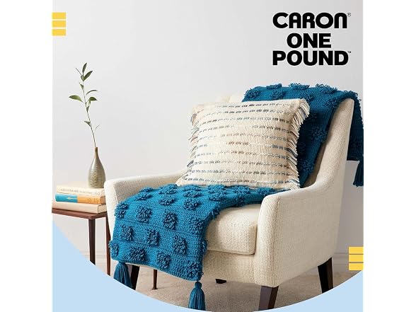 Caron One Pound Solids Yarn, 16oz, Gauge 4