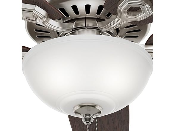 52" Hunter Fan w/Cased White Glass Light Kit