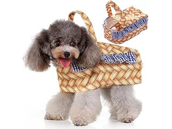 Basket Dog Costume Halloween Costumes Small