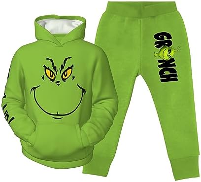 Christmas Kids Hoodie Tracksuit Set