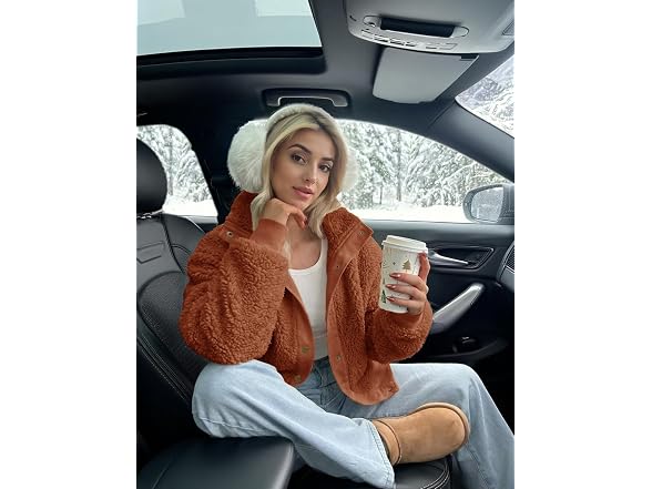 Merokeety Women (L) Winter Long Sleeve Jacket