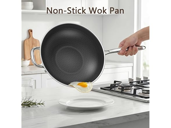 Uven Traoqq Hybrid Stainless Steel Wok