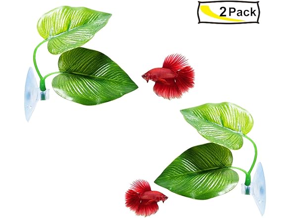 4-Pack Betta Fish Leaf Resting Pads