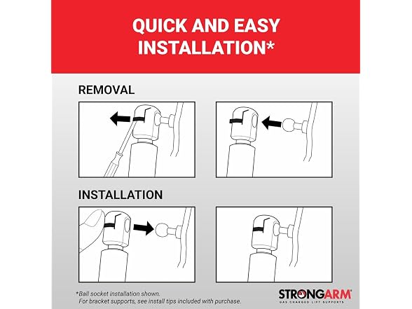 Strongarm Qty (2) StrongArm 6755 Front Hood RX450h