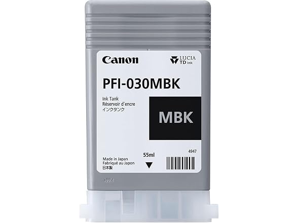 Canon Matte Black Ink 55ml (PFI-030MBK) for