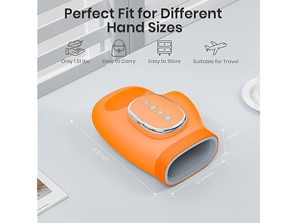 TOQUVORXII Cordless Hand Massager with Heat