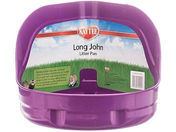 Kaytee Long John Litter Pan For Ferret and Ra
