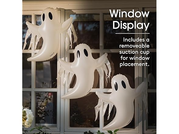 FUNBOY Hanging Ghost Halloween Décor (3PK)
