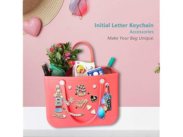 Initial Letter Keychain Accessories