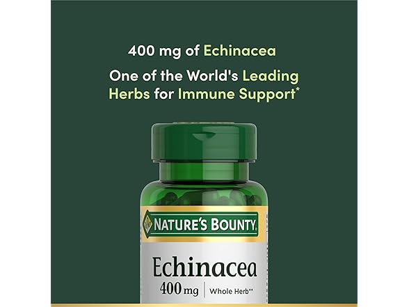 Natures Bounty Echinacea 400mg 100 Capsules