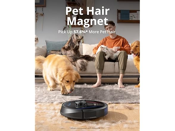 eufy Anker RoboVac X8 - Robot Vacuum Pet Hair, iPath Laser Navigation, Twin-Turbine 2000Pa x2 Suction, AI. Map 2.0 Technology, Wi-Fi, Floor Cleaner, Ideal for Pet Owners (Open Box)