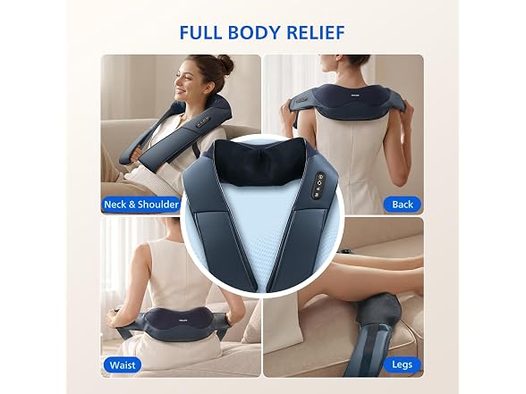 PHILIPS Cordless Shiatsu Massage Pillow