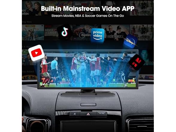LAMTTO 11in Wireless CarPlay Screen