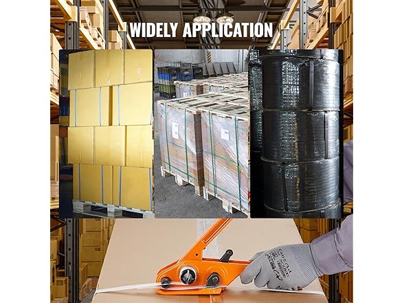 VEVOR Banding Strapping Kit with Strapping Tensioner Tool