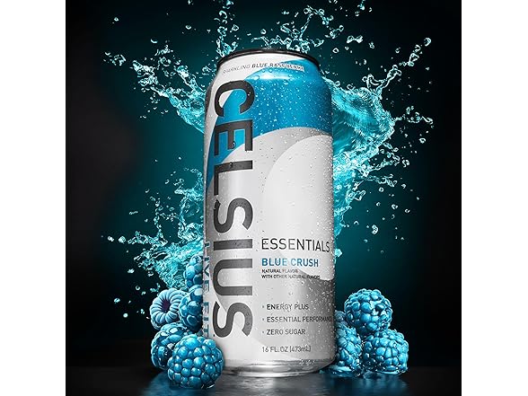 12PK CELSIUS ESSENTIALS™ Sparkling Blue Crush