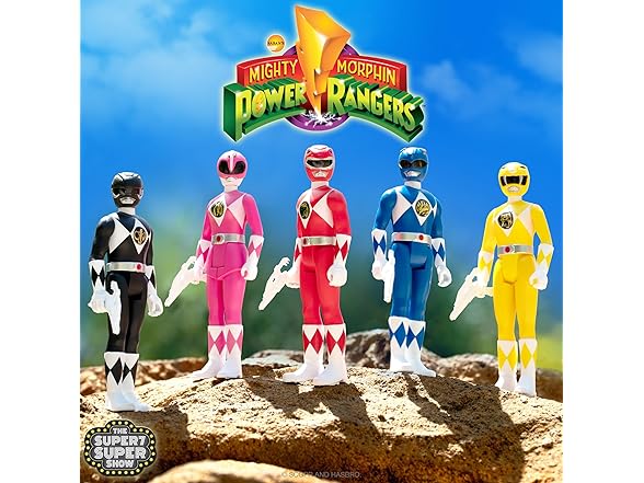 Super7 Mighty Morphin Power Rangers Yellow Range