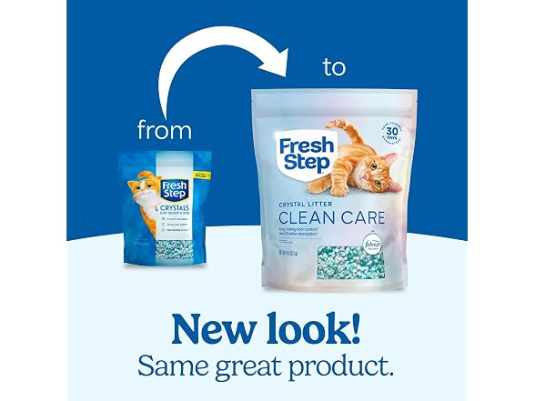 2PK Fresh Step Clean Care Crystal Cat Litter