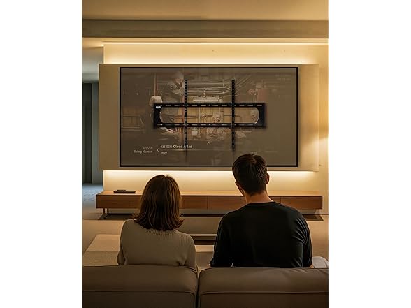 monTEK Heavy Duty Fixed TV Wall Mount | 60-120"