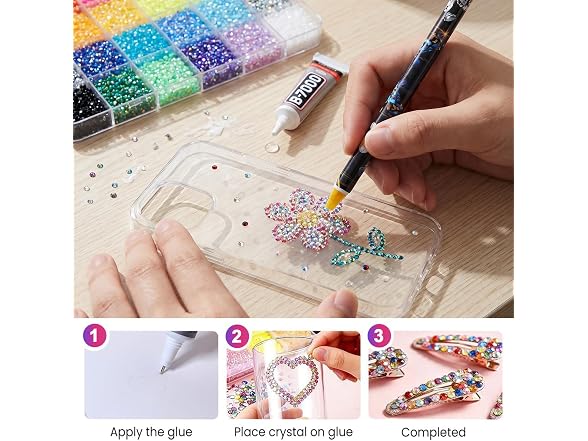 Jsqianfei Bedazzling Kit 40000Pcs