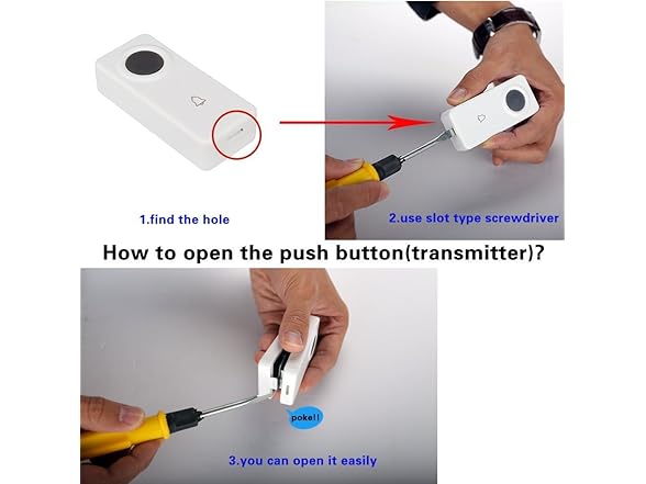 3 Pack Wireless Doorbell & Chime Kit