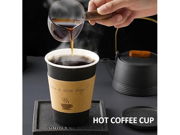 100 pack 12 oz Disposable Coffee Cups