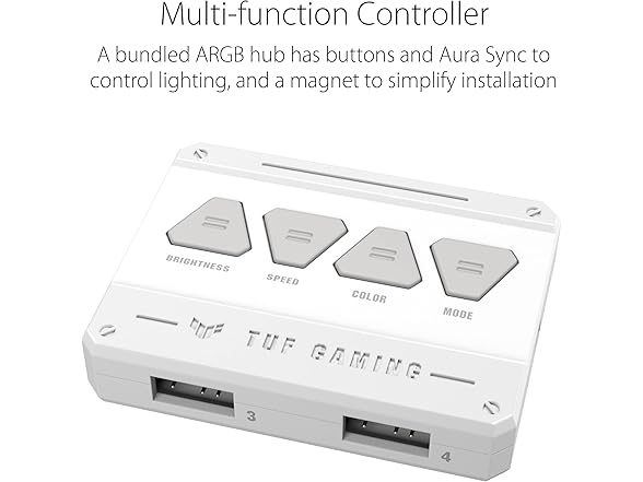 ASUS TUF Gaming TF120 ARGB White Edition