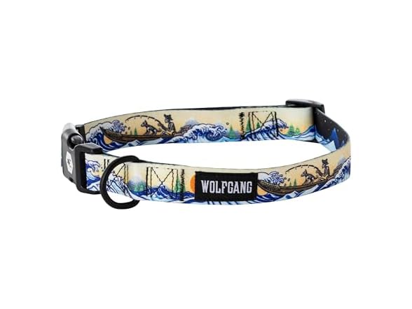 Wolfgang Dog Collar, MountainWave Print