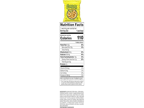 40PK Funyuns Onion Flavored Rings, Original, 0.75 Oz