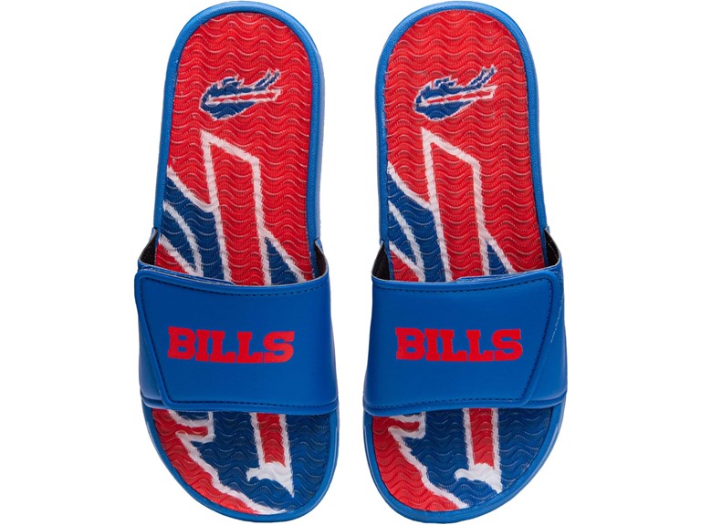 BILLS Mens Wordmark Gel Slides