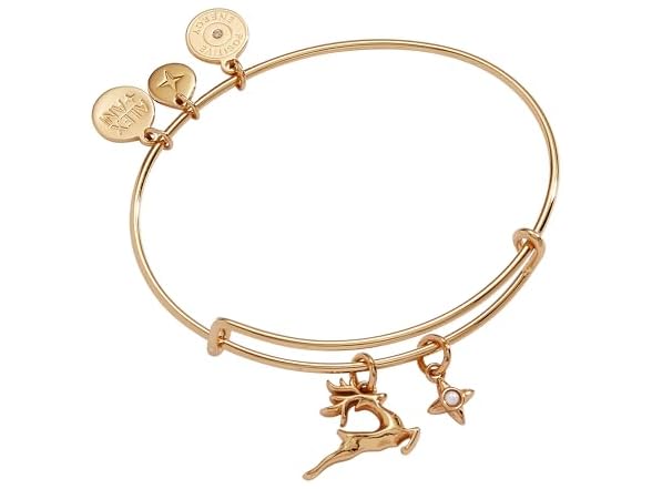 Alex and Ani Holiday Reindeer Bangle