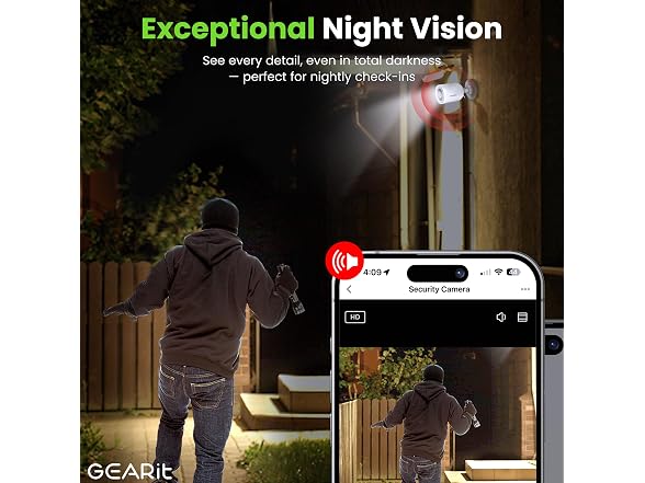 GEARit 2K Home Security Camera