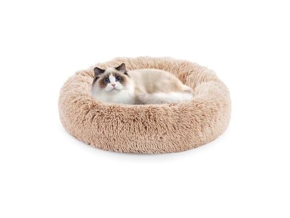 FluffyDream 20 inch Donut Dog Bed