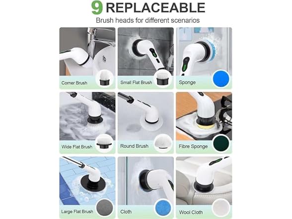 Generic Cordless Electric Spin Scrubber
