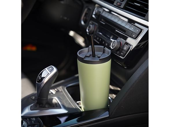Konokyo 18 oz Insulated Tumbler Water Bottle with Straw Lid, ArmyGreen