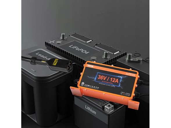 48 Volt Golf Cart Battery Charger, 15 AMP, Smart