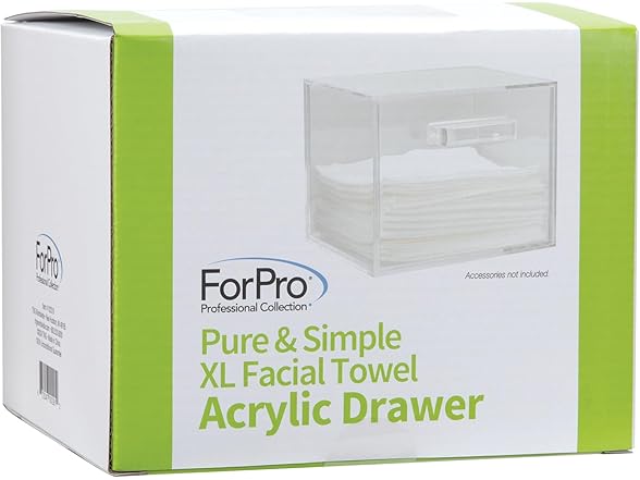 ForPro Premium Pure & Simple XL Facial Towel Acrylic Holder