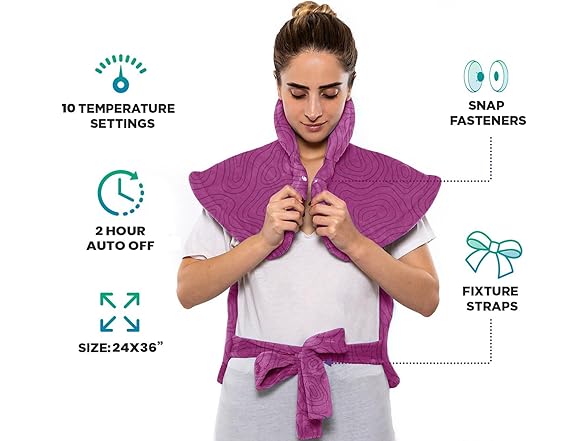 Cure Choice XL Heating Pad, 24x36"