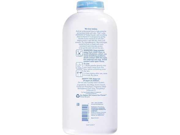 Johnson's Baby Powder with Cornstarch