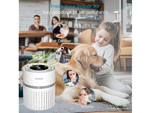 AZEUS Air Purifier for Bedroom